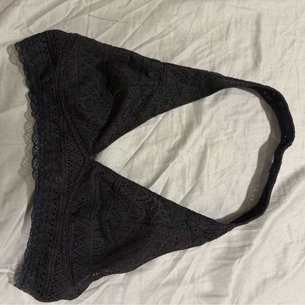 Black Halter Bralette